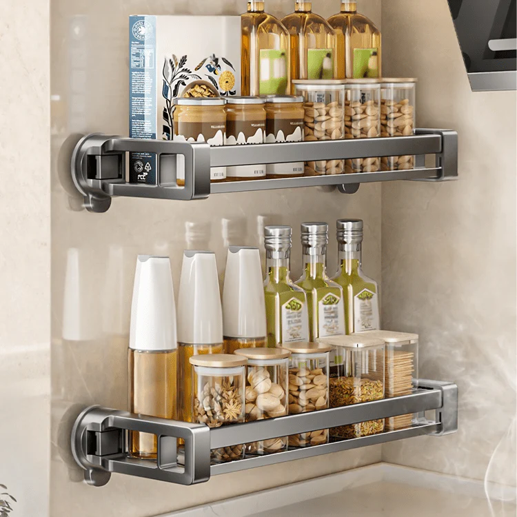 Carbon Steel Multi-Use Storage Rack with Suction Cup - Image 5