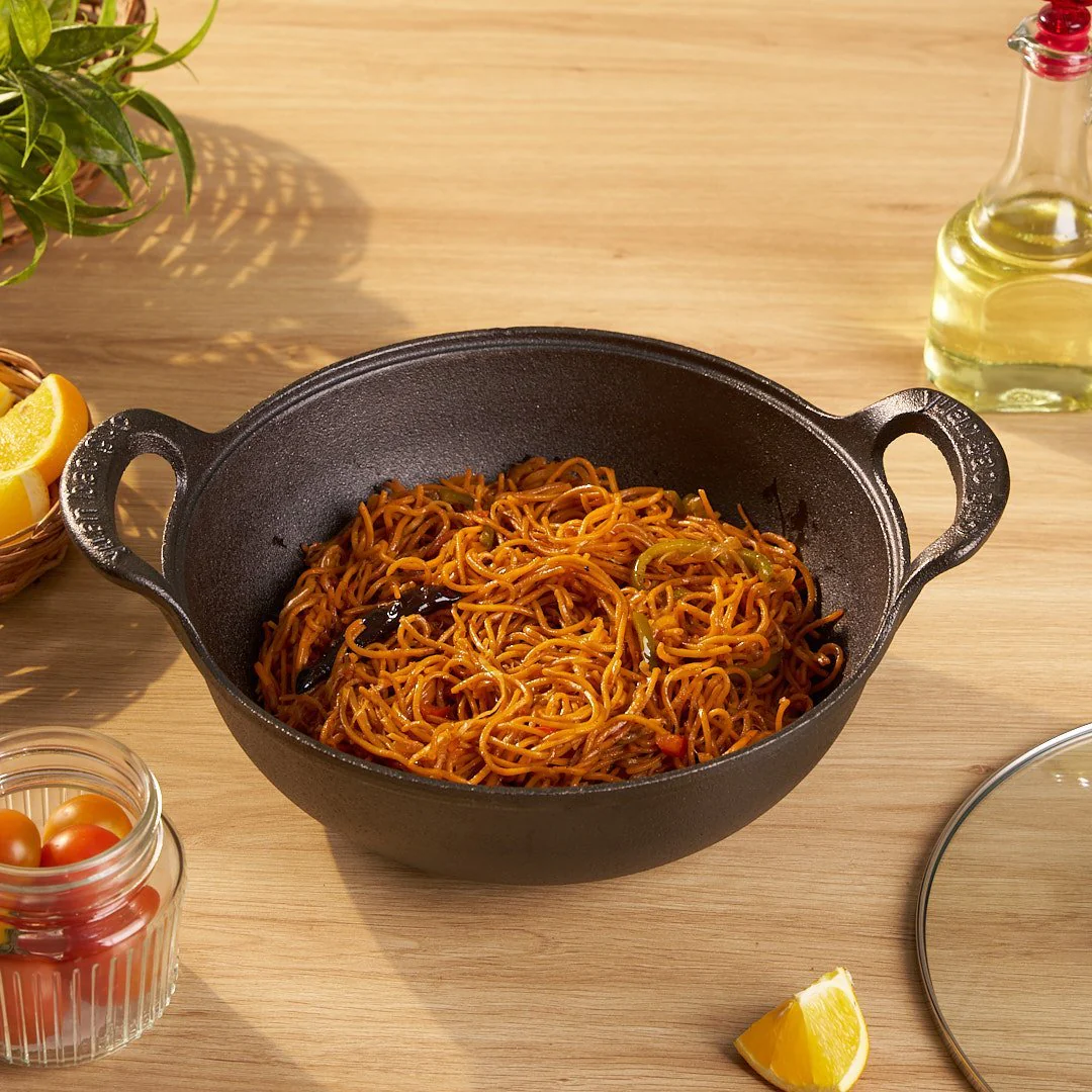 Cast Iron Gourmet Cooking Kadai - Image 4