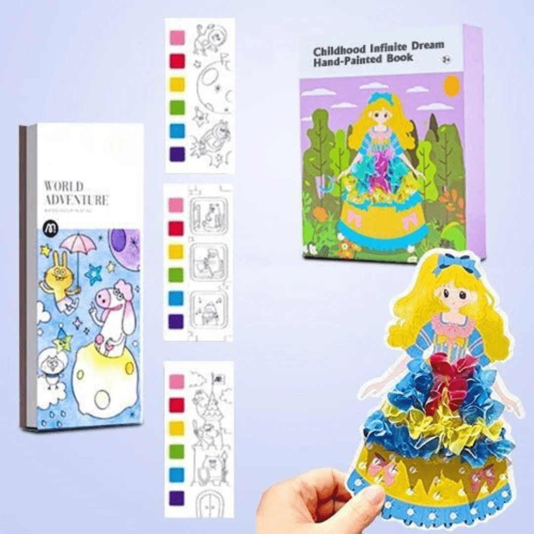 Childhood Infinite Dream Hand-Painted Book + Free Painting Book - Image 11