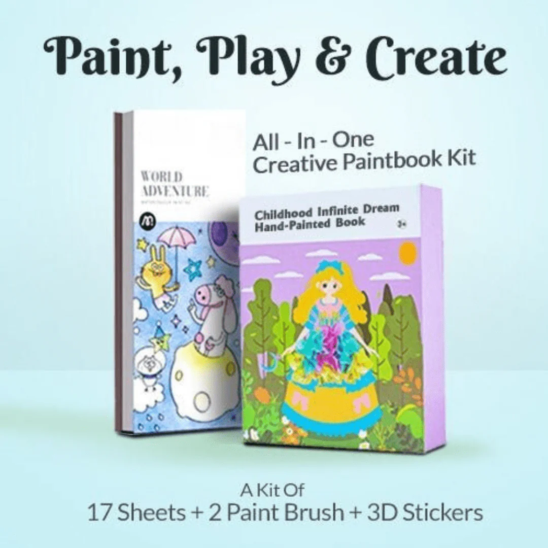 Childhood Infinite Dream Hand-Painted Book + Free Painting Book - Image 7