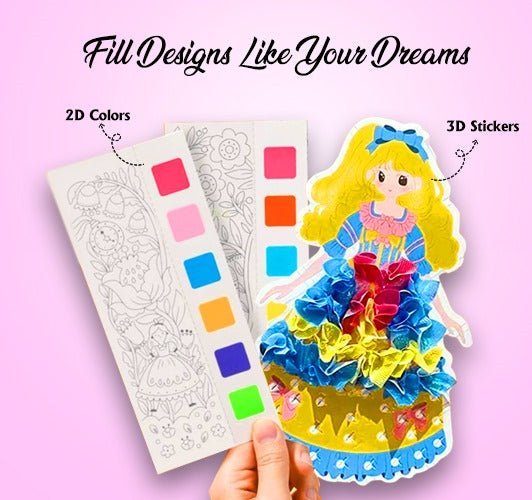 Childhood Infinite Dream Hand-Painted Book + Free Painting Book - Image 8