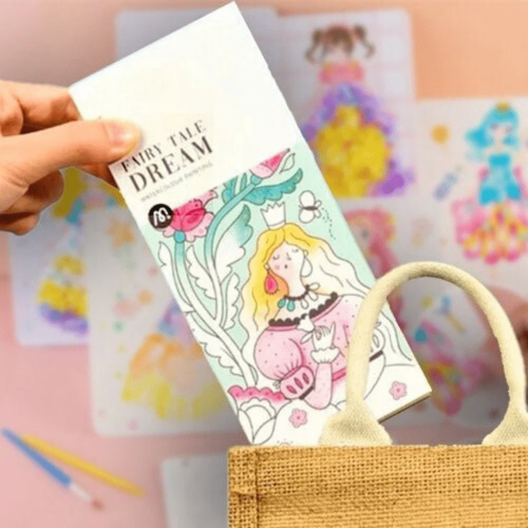 Childhood Infinite Dream Hand-Painted Book + Free Painting Book - Image 9