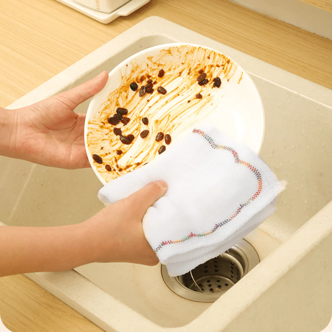 Multi-Layer Cotton Cleaning Cloth (30cm) - Image 3