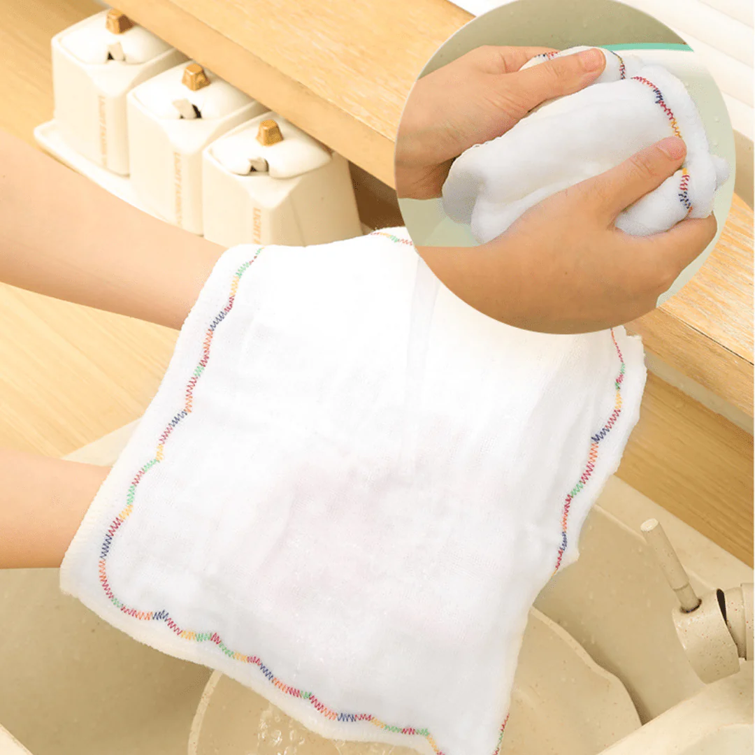Multi-Layer Cotton Cleaning Cloth (30cm) - Image 4