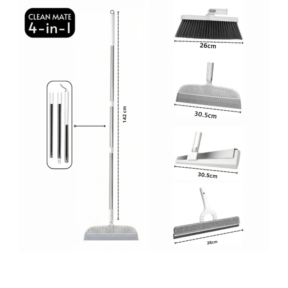 CleanMate 4-in-1 Home Cleaning Brush & Mop Kit - Image 11