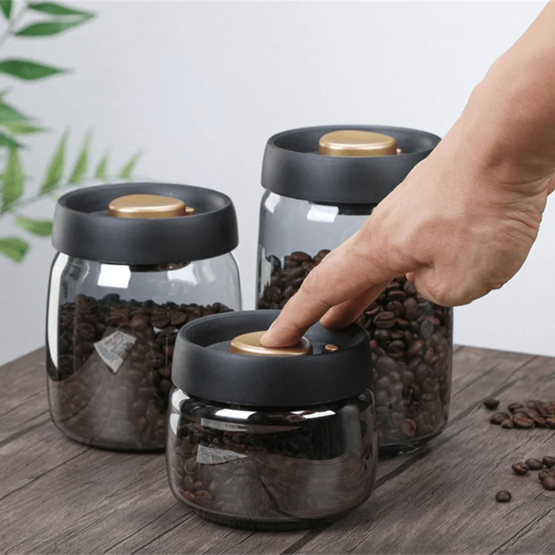 Coffee Bean Storage Glass Container - Image 4