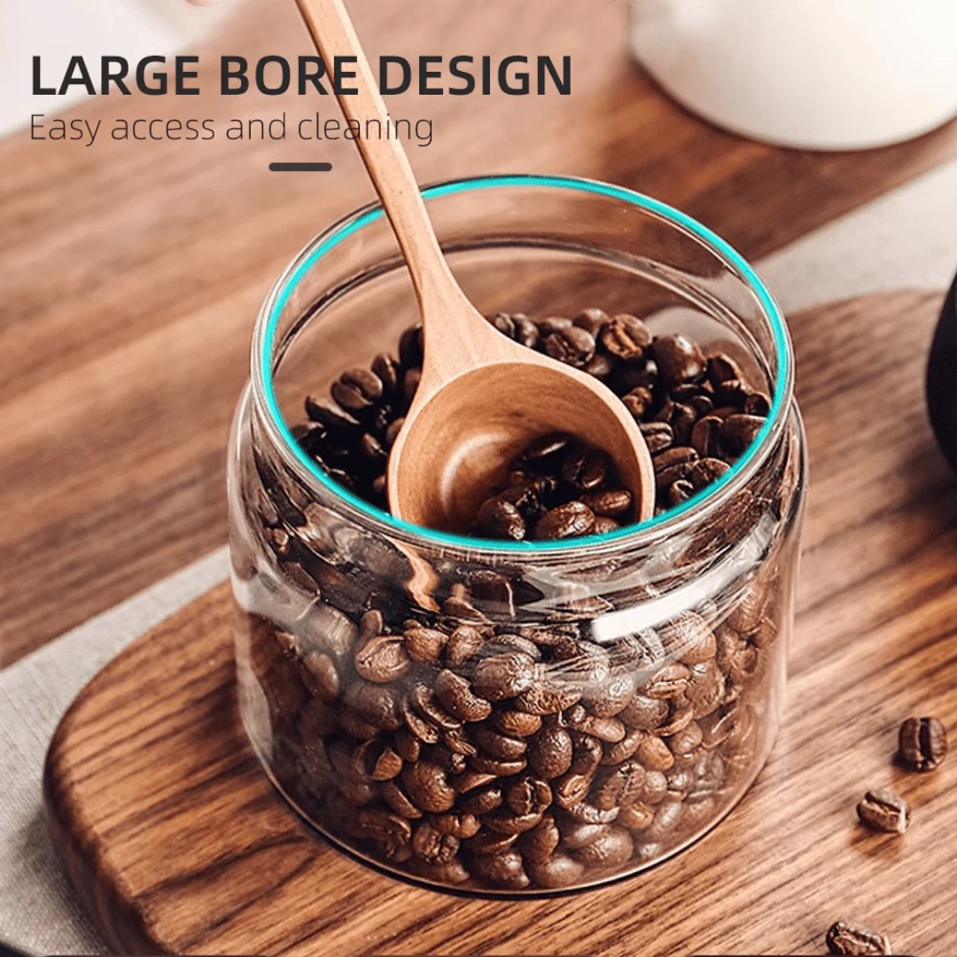 Coffee Bean Storage Glass Container - Image 5