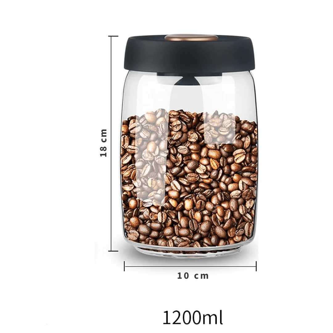 Coffee Bean Storage Glass Container - Image 9