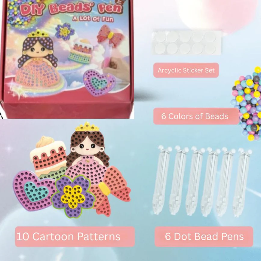 Color-Pop DIY Bead Art Maker with Beads Pen - Image 7