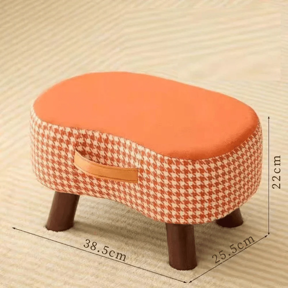 Comfy Cube Soft-Covered Small Stool for Home and Living Room (35cm) - Image 10