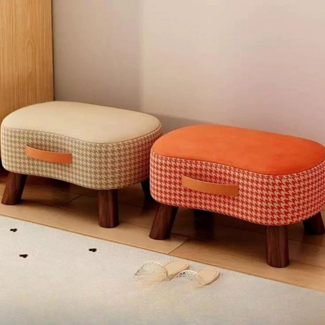 Comfy Cube Soft-Covered Small Stool for Home and Living Room (35cm) - Image 2