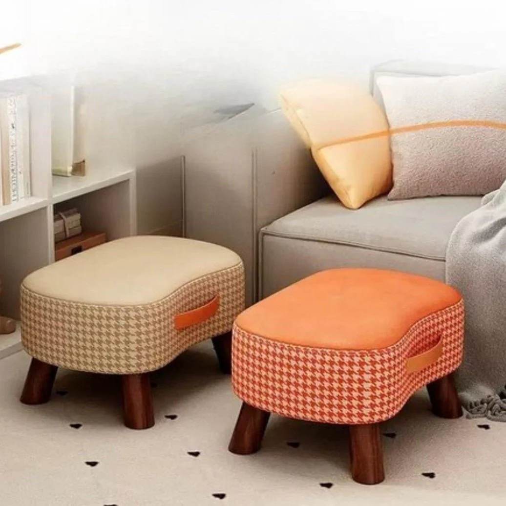 Comfy Cube Soft-Covered Small Stool for Home and Living Room (35cm) - Image 4