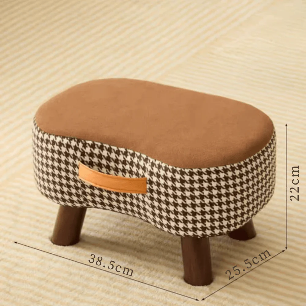 Comfy Cube Soft-Covered Small Stool for Home and Living Room (35cm) - Image 8