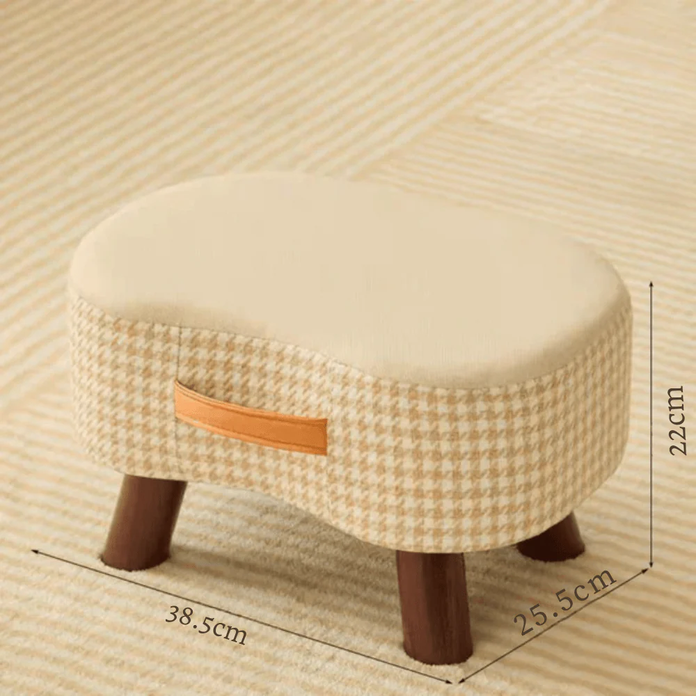 Comfy Cube Soft-Covered Small Stool for Home and Living Room (35cm) - Image 9