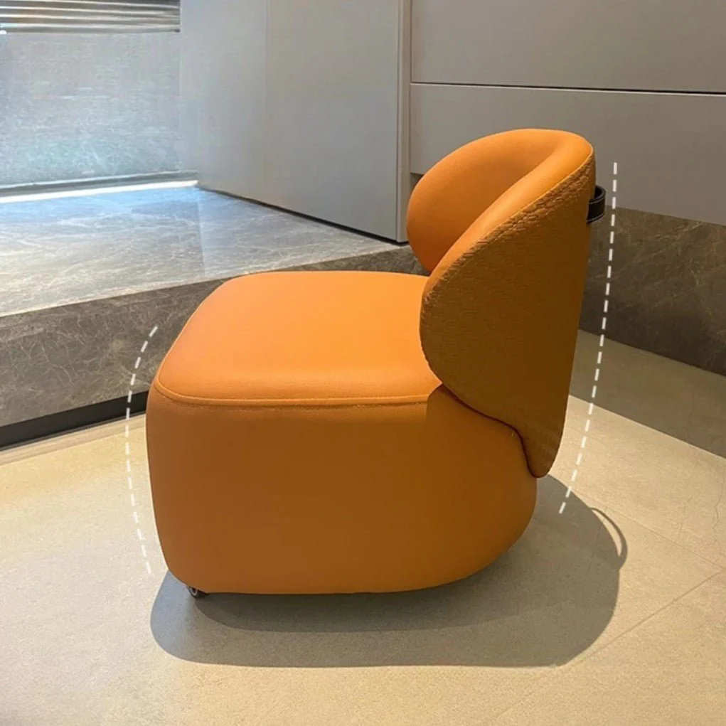 Compact Rolling Low Stool with Back Support - Image 4