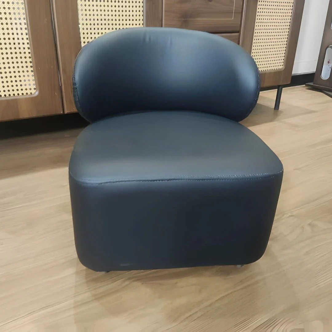 Compact Rolling Low Stool with Back Support - Image 7