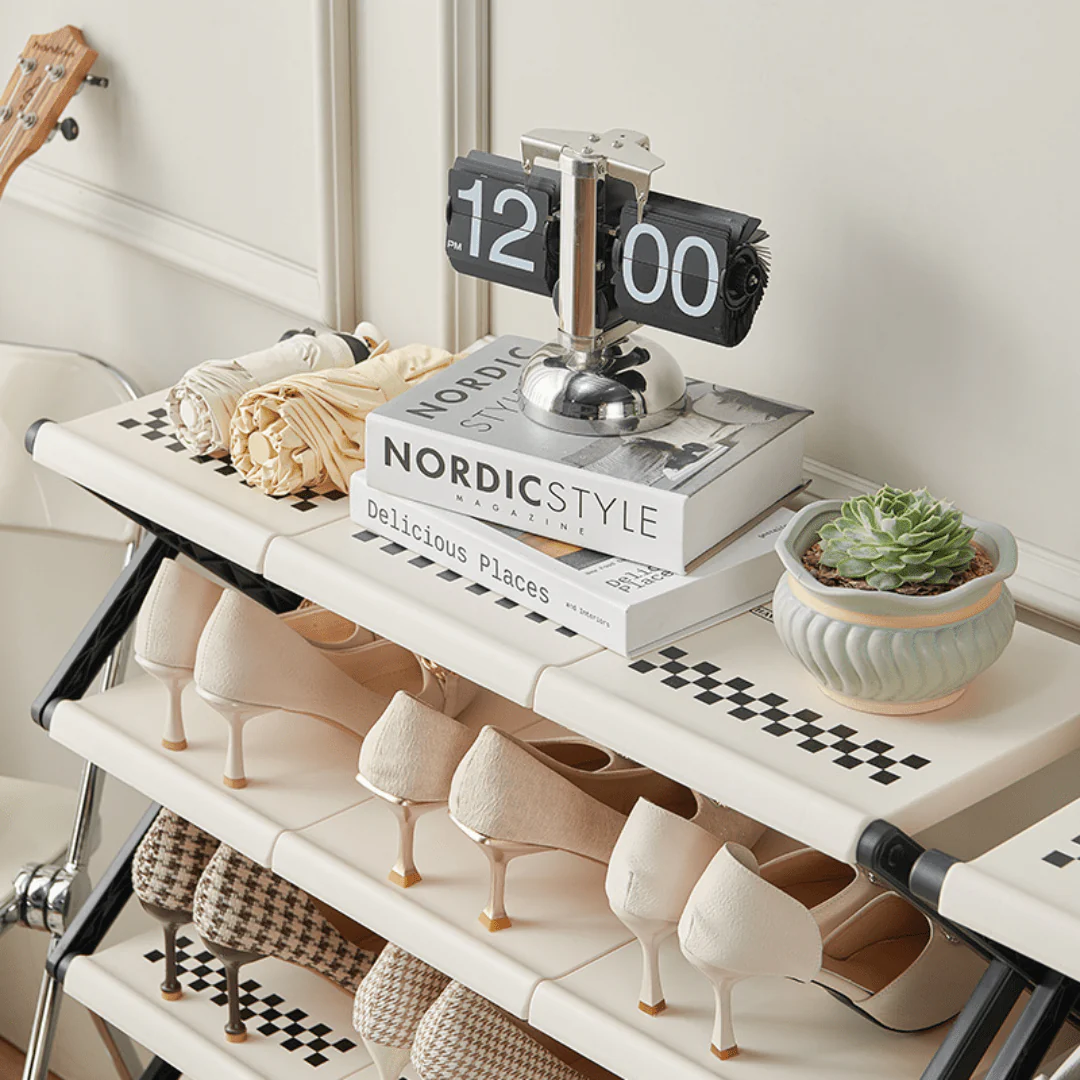 Compact Space Foldable Shoe Rack - Image 6