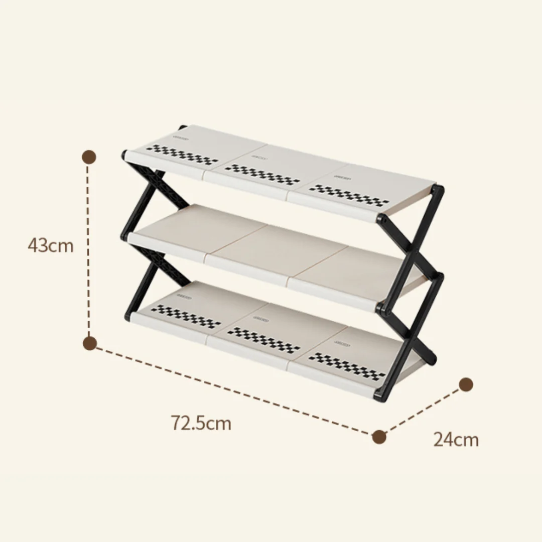 Compact Space Foldable Shoe Rack - Image 7