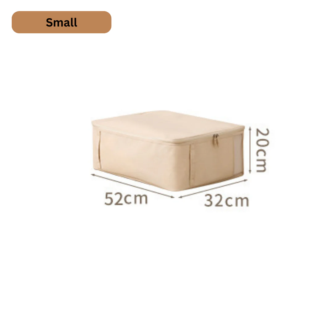 Cotton Linen Clothing Storage Bag with Visible Window - Image 6