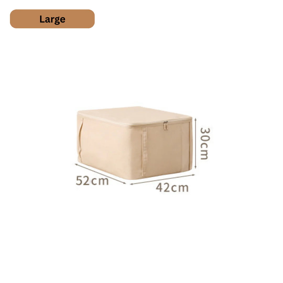 Cotton Linen Clothing Storage Bag with Visible Window - Image 7