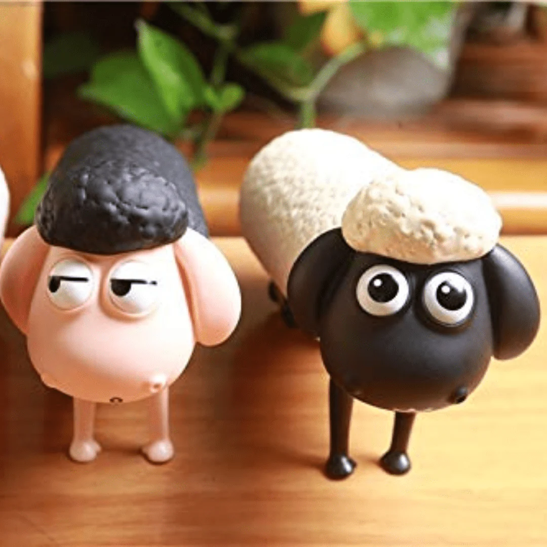 Cute Sheep Glass Water Bottle - Image 9