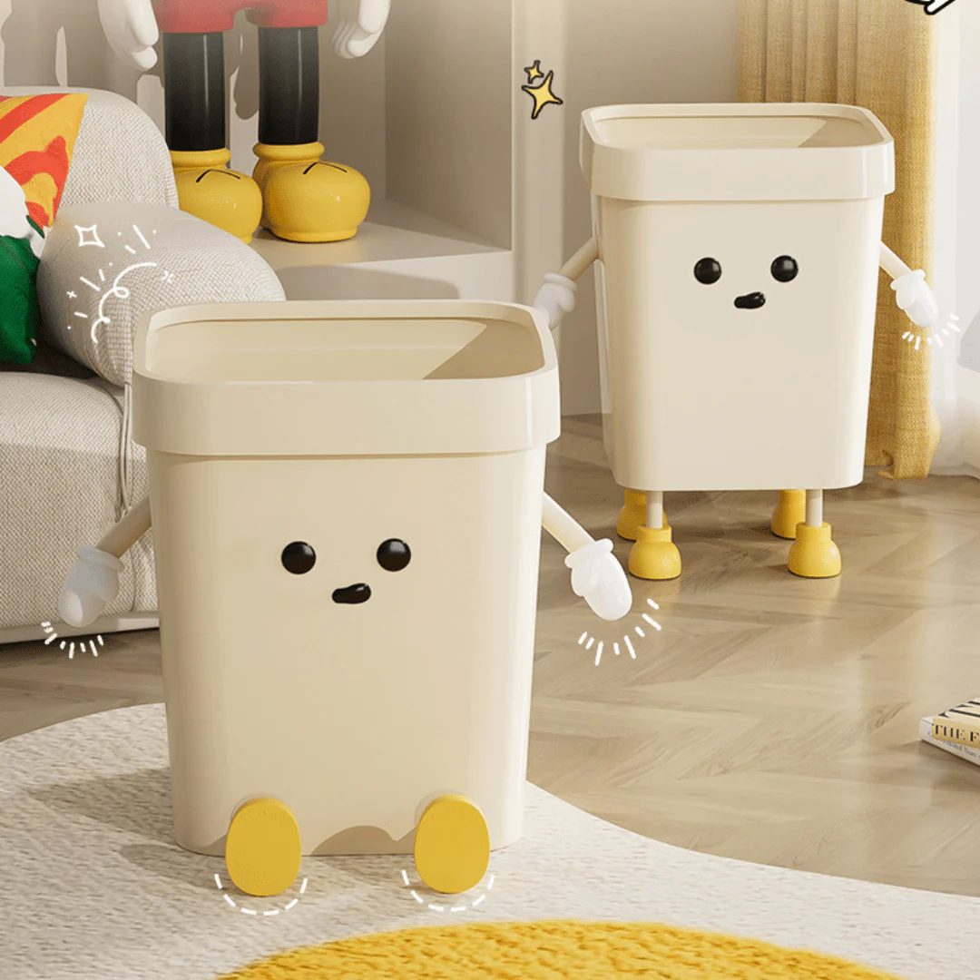 Cute Plastic Dustbin - Image 3