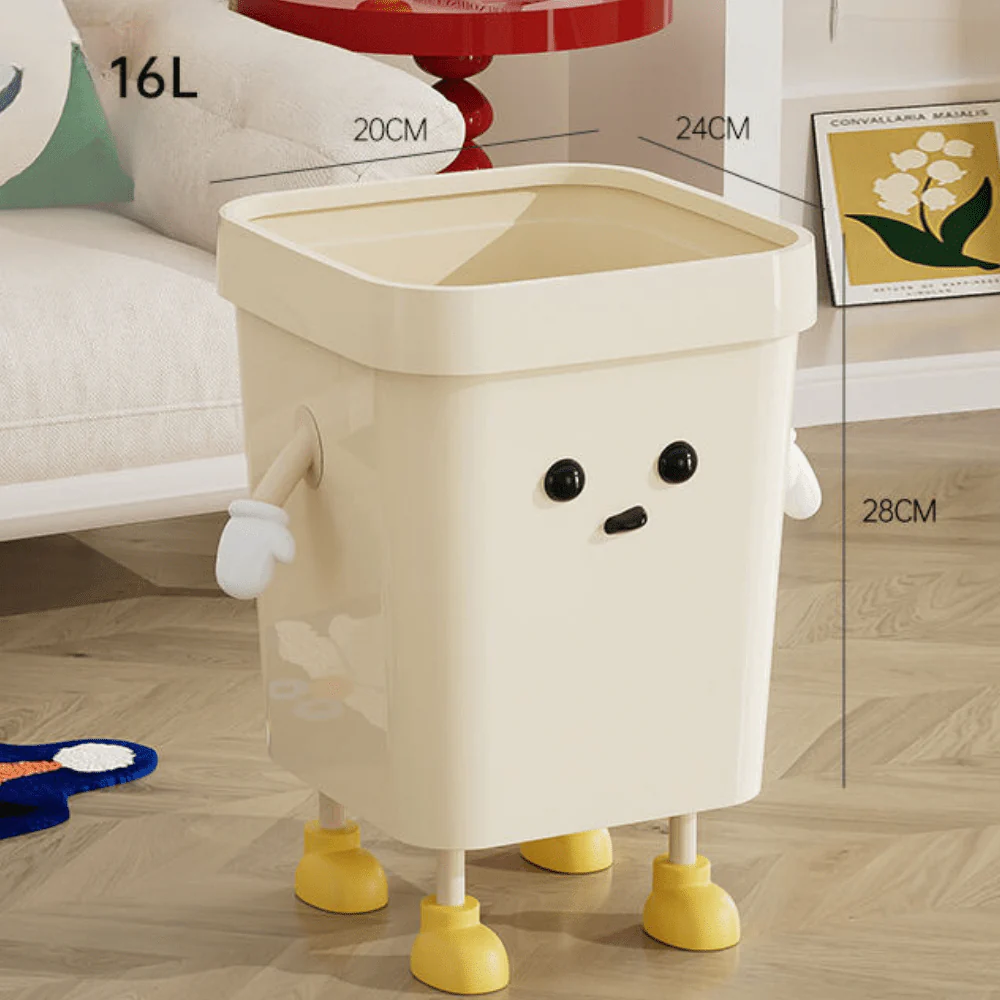 Cute Plastic Dustbin - Image 6