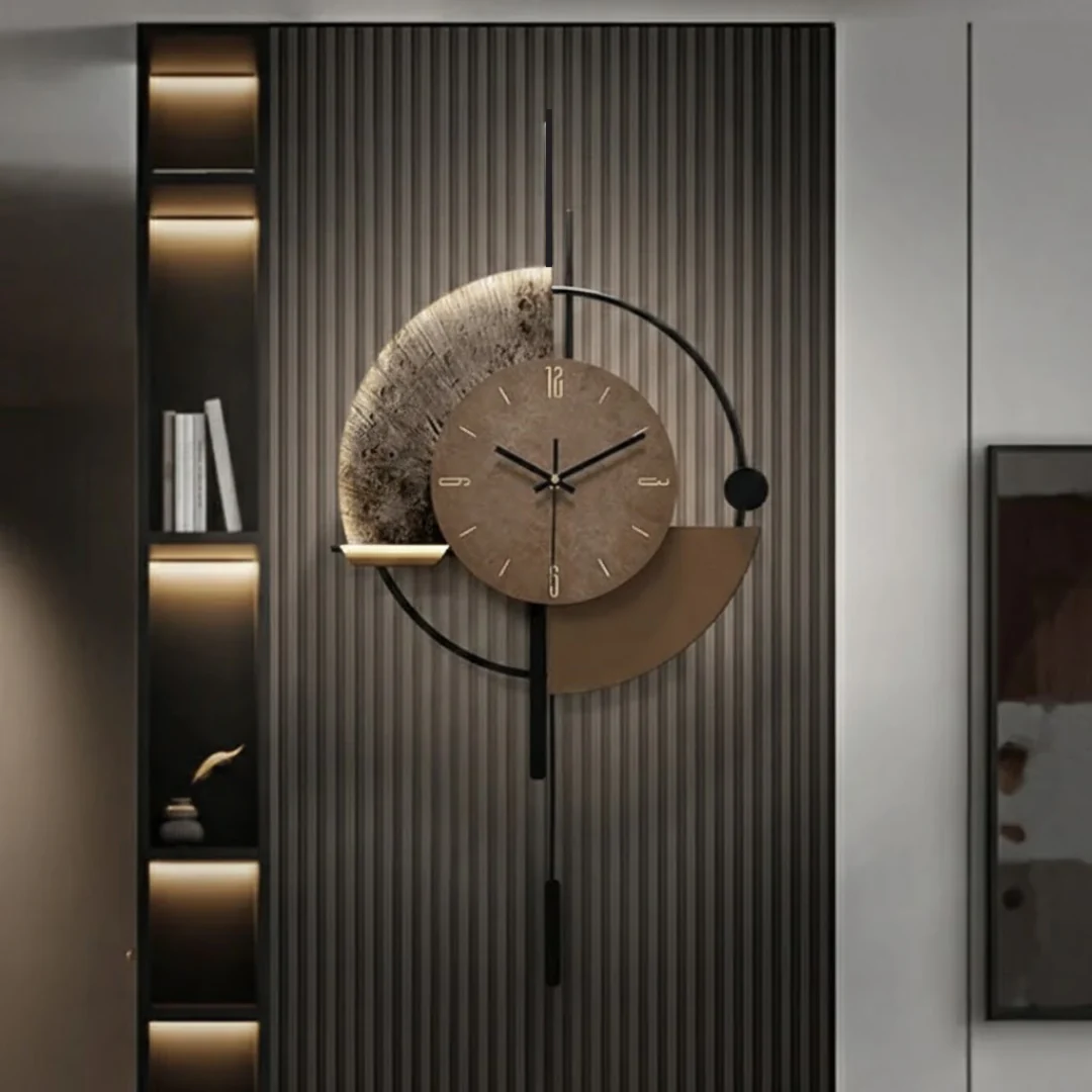 Decorative Pendulum Modern Metal Wall Clock - Image 5