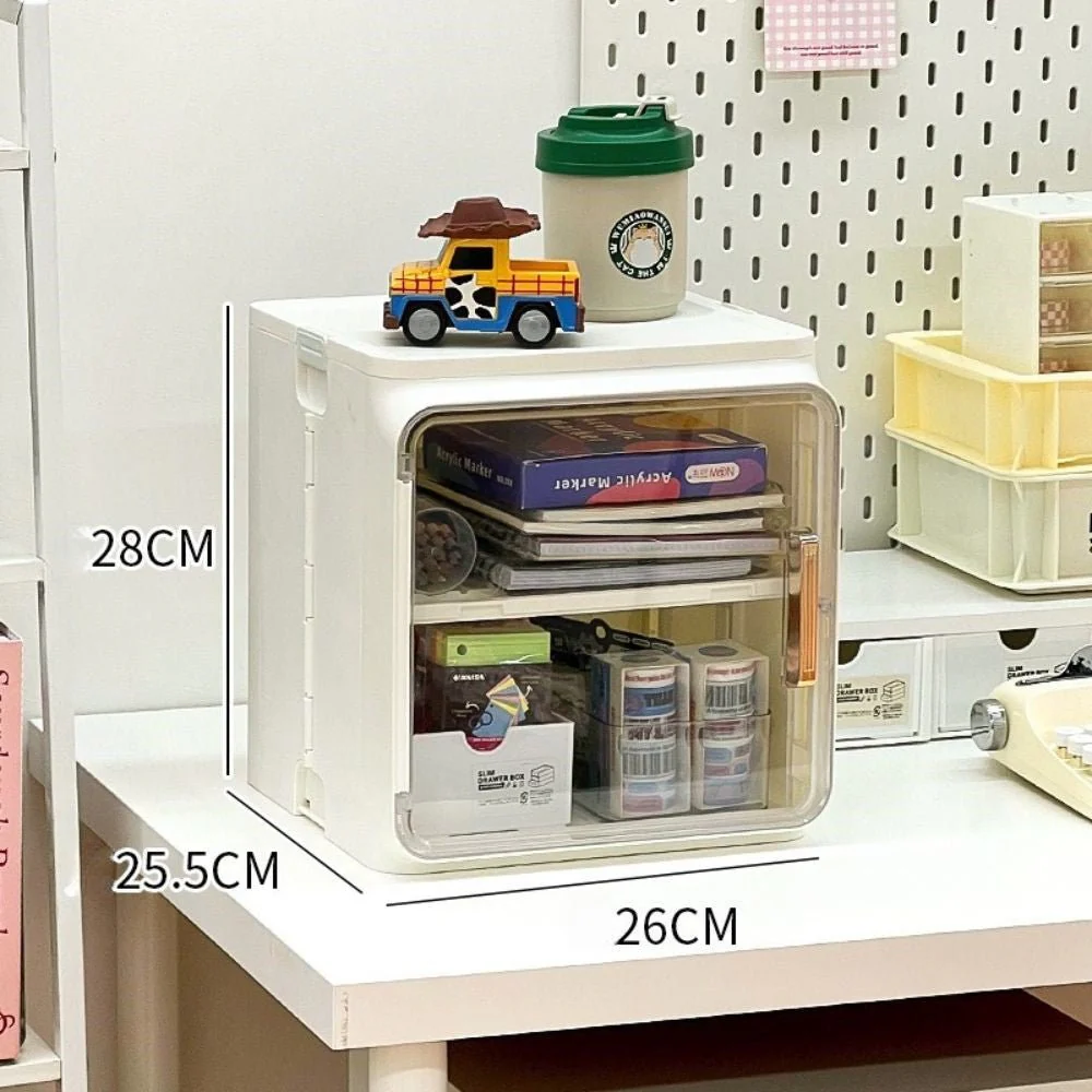 Desktop Dormitory Storage Box for Office & Study - Image 6
