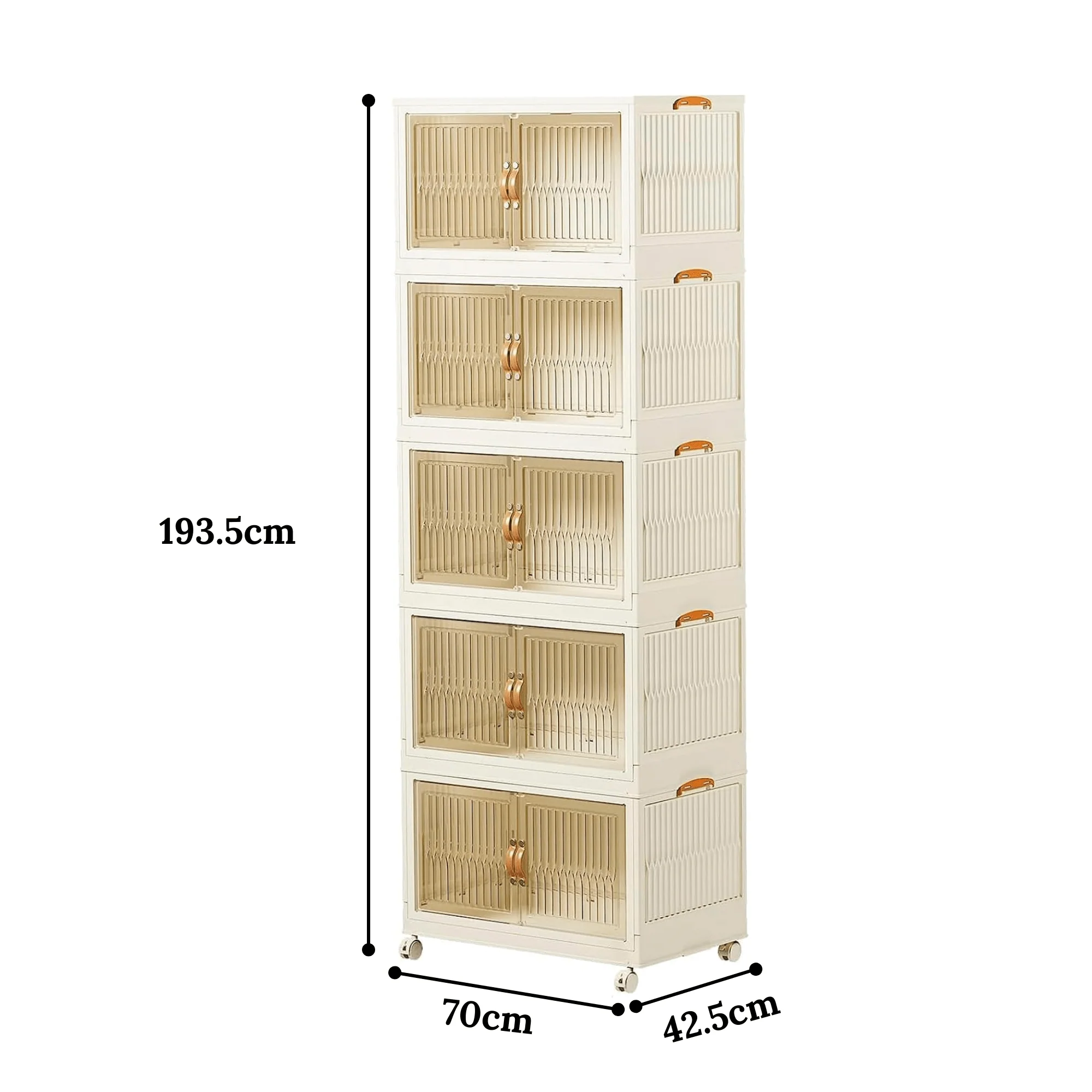 Foldable Double Door Storage Wardrobe Closet - Image 15