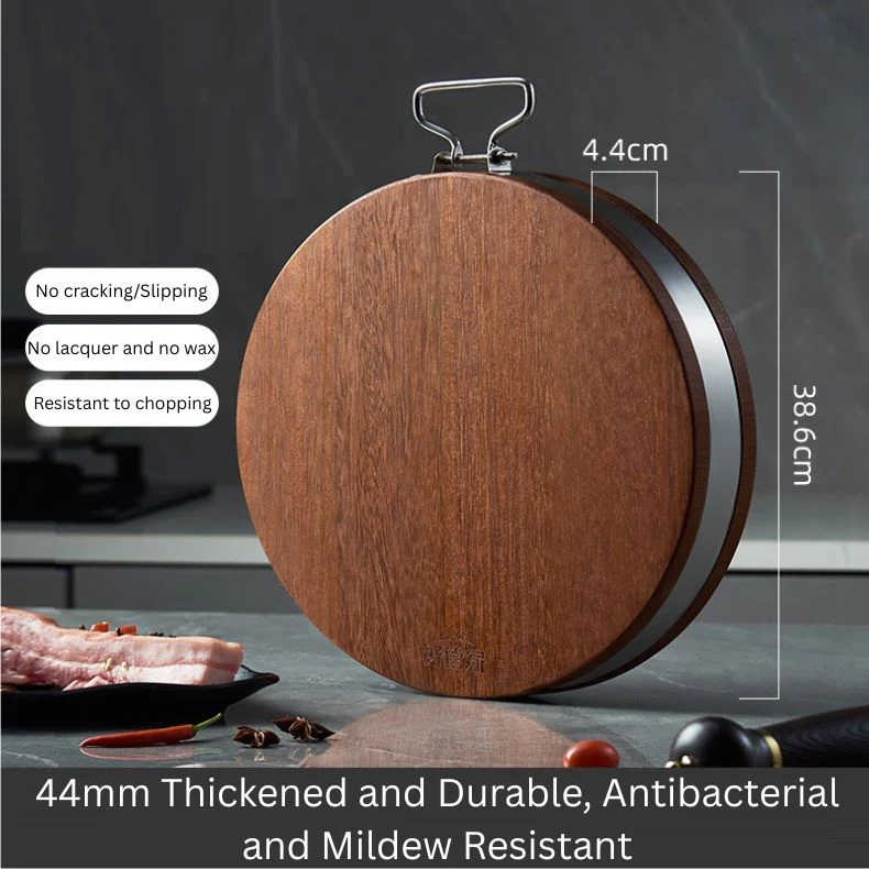Double Edge Blackwood MasterChef Cutting Board with Handle (39 cm) - Image 9