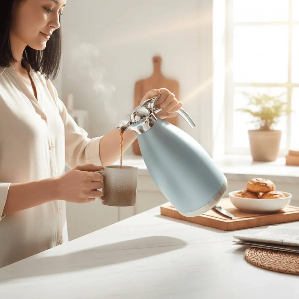 Double-Layer Stainless Steel Bottle with Vacuum Sealed Lid (2L) - Image 3