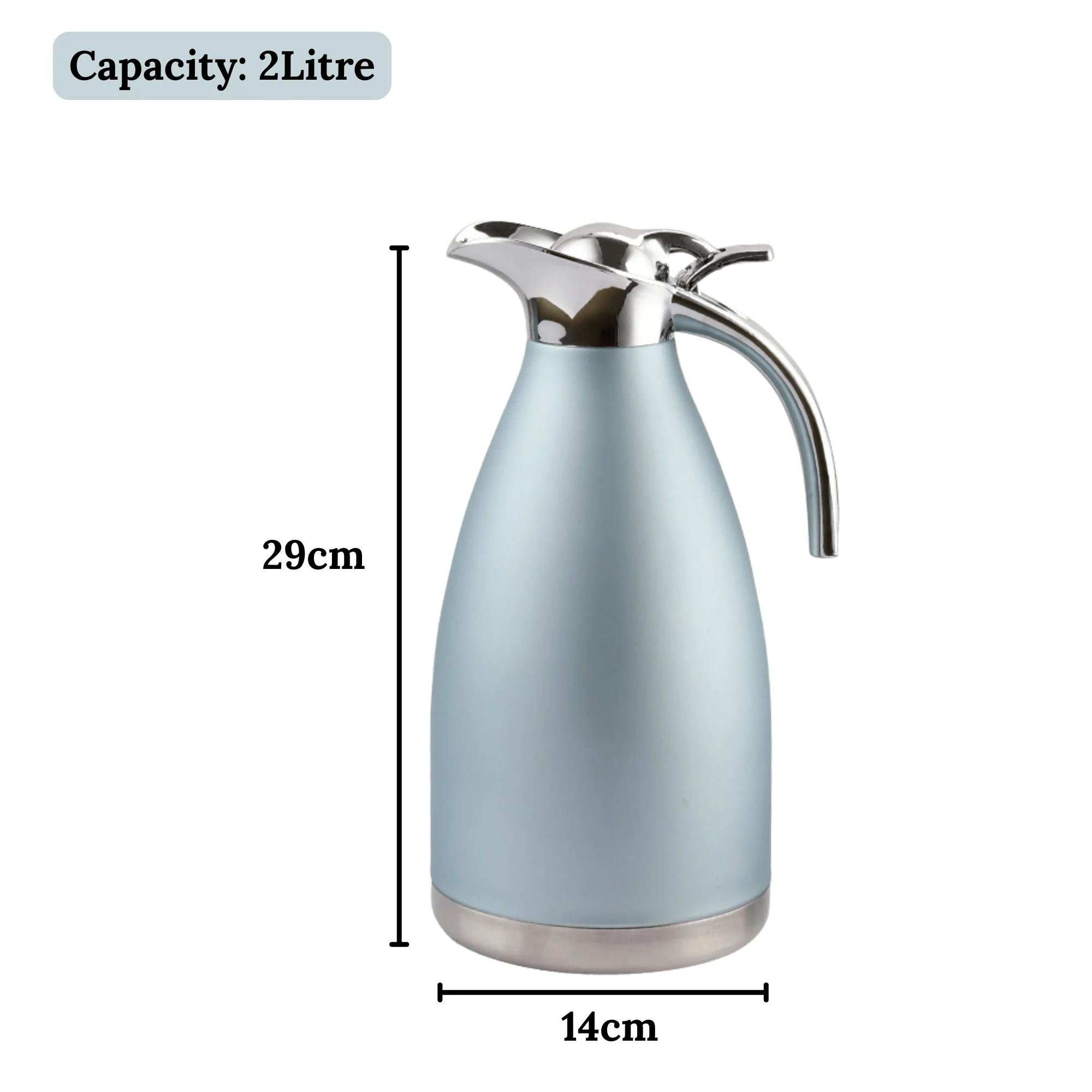 Double-Layer Stainless Steel Bottle with Vacuum Sealed Lid (2L) - Image 6