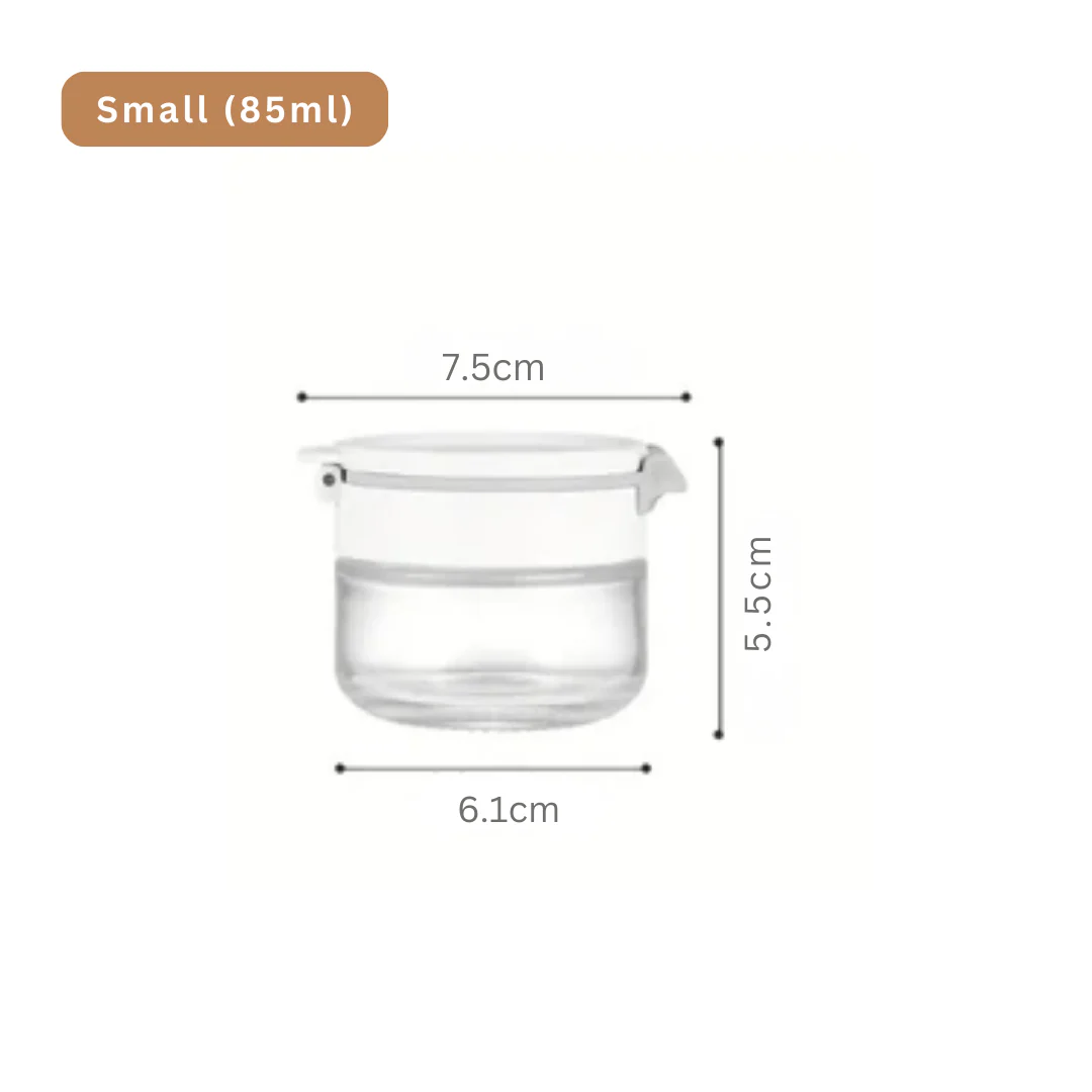 Double Lid Partition Large Opening Seasoning Jar - Image 6