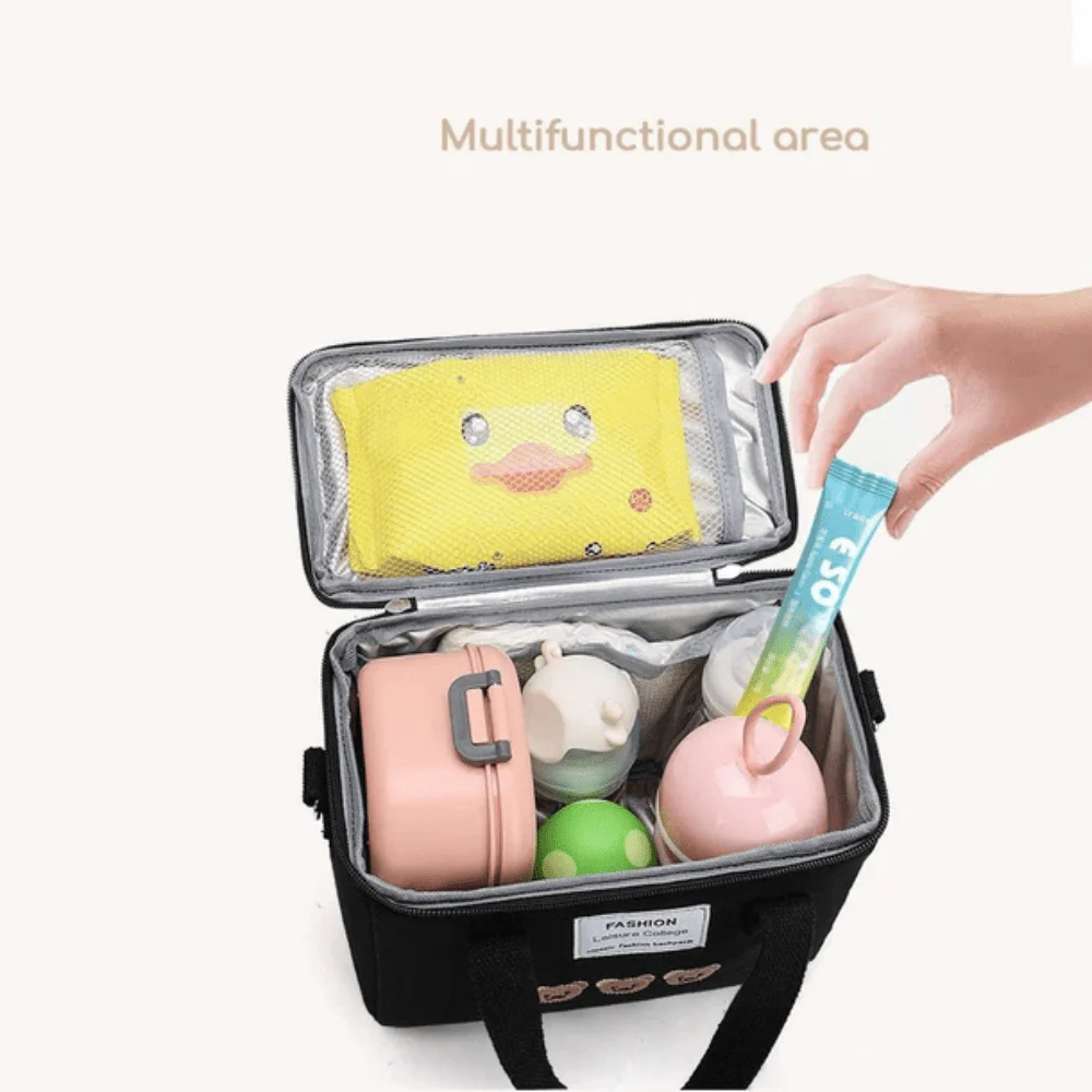 Dual-Function Mommy Bag with Lunch Compartment - Image 6