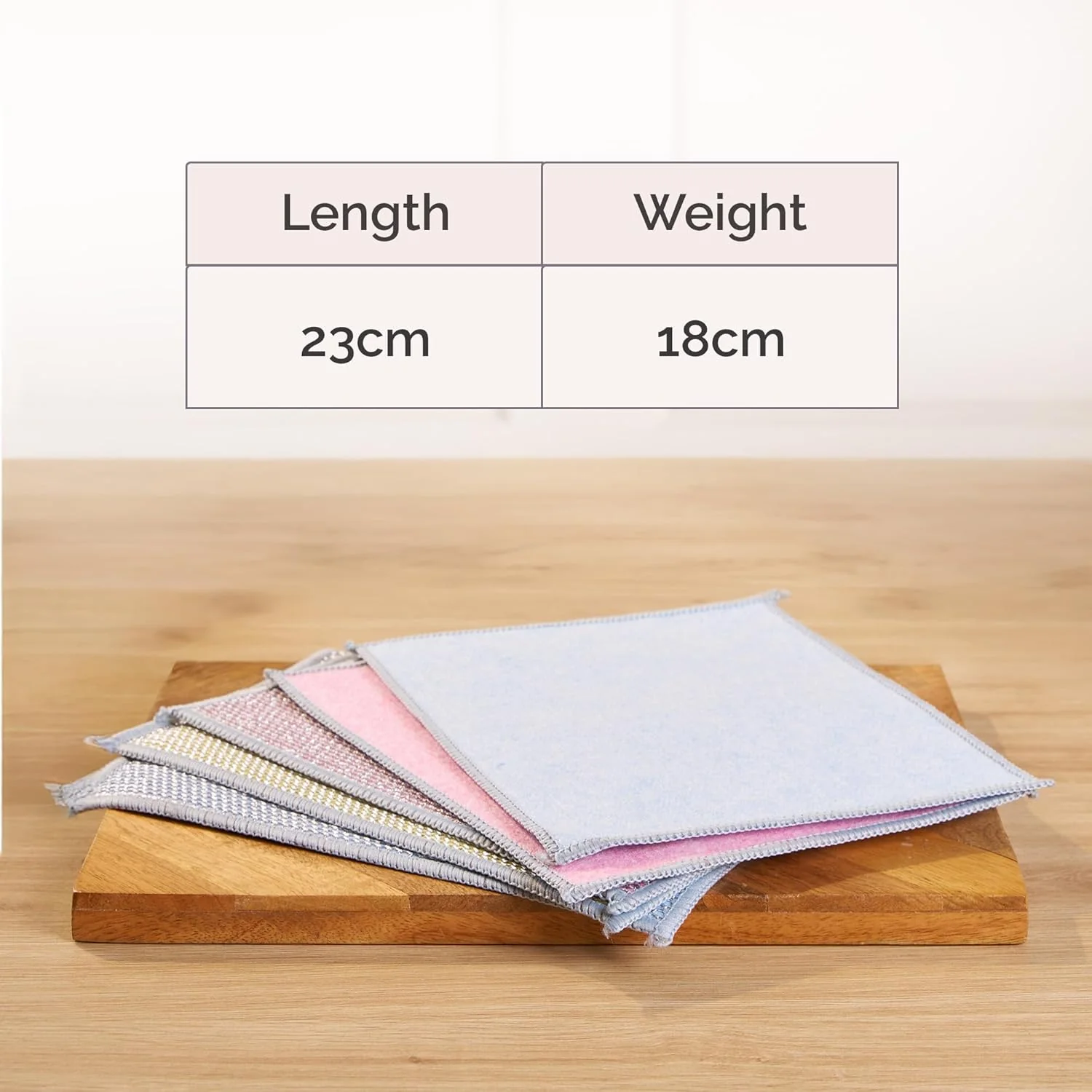 Dual-Sided Wire & Microfiber Reusable Dish Wash Cloth - Image 3