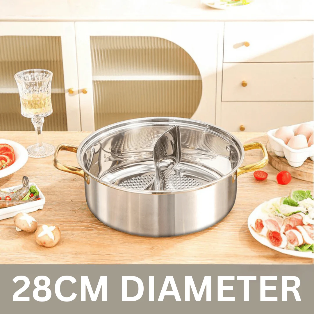 Dutch Hot Pot Stainless Steel Double-Handed Pot - Image 7