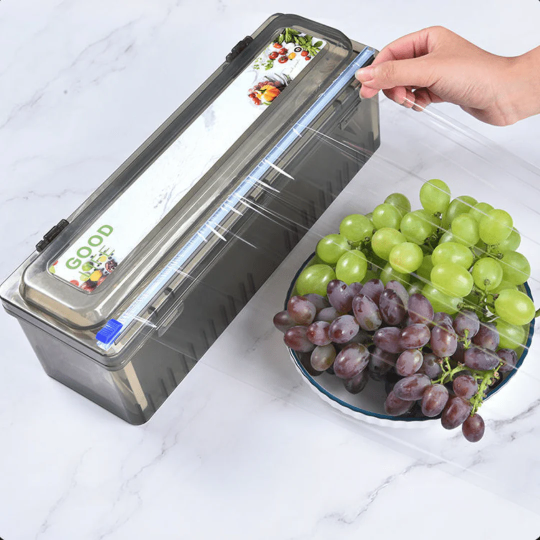 Food Wrap Roll Dispenser with Slide Cutter - Image 3