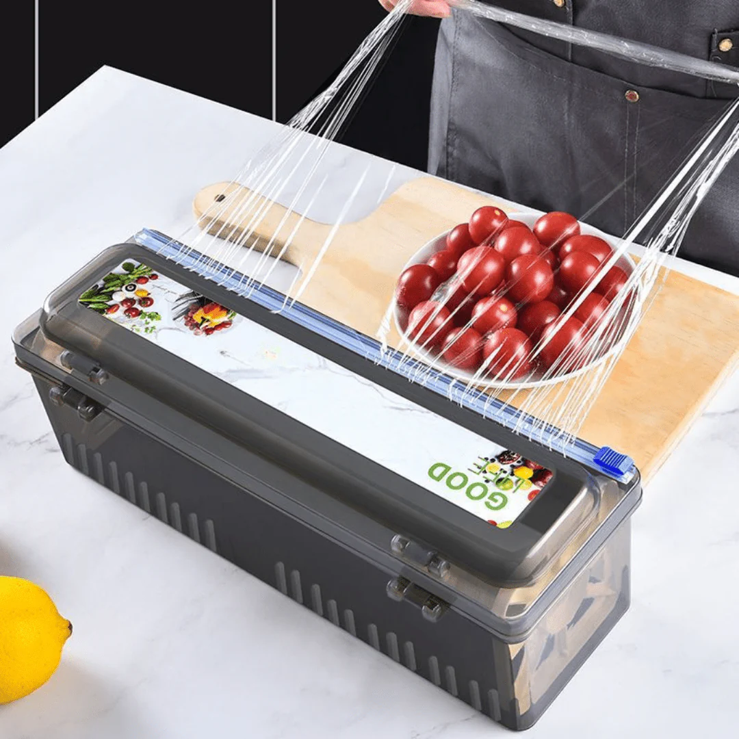 Food Wrap Roll Dispenser with Slide Cutter - Image 4