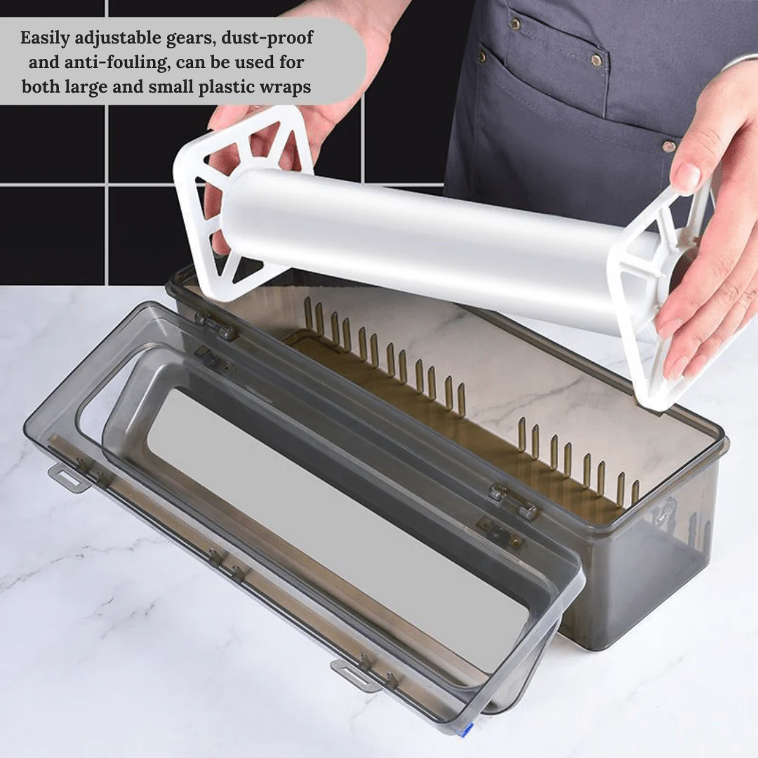 Food Wrap Roll Dispenser with Slide Cutter - Image 5