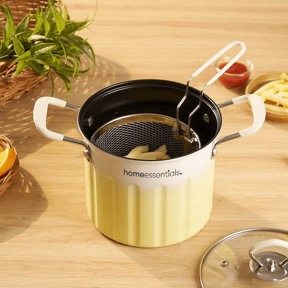 Eco-Friendly Deep Frying Pot With Lid - Image 5