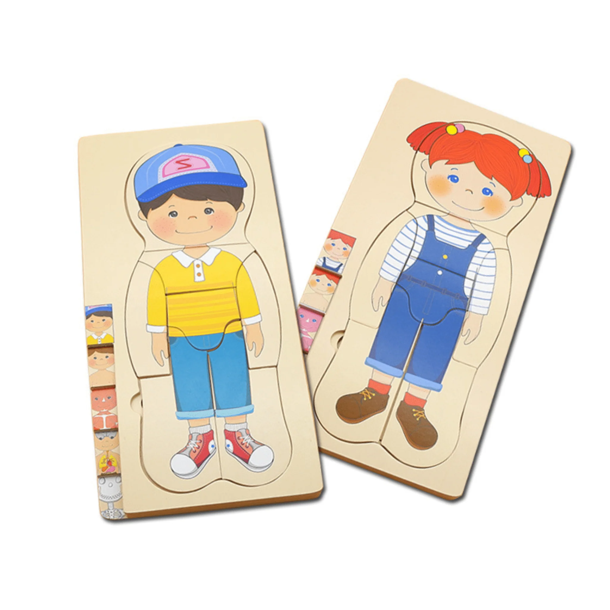 Educational Wooden Body Parts Puzzle - Image 7