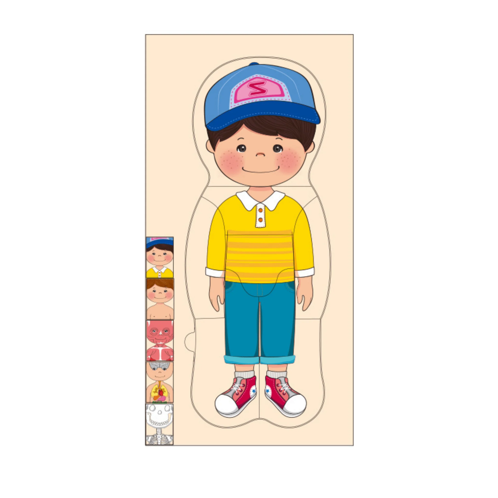 Educational Wooden Body Parts Puzzle - Image 8