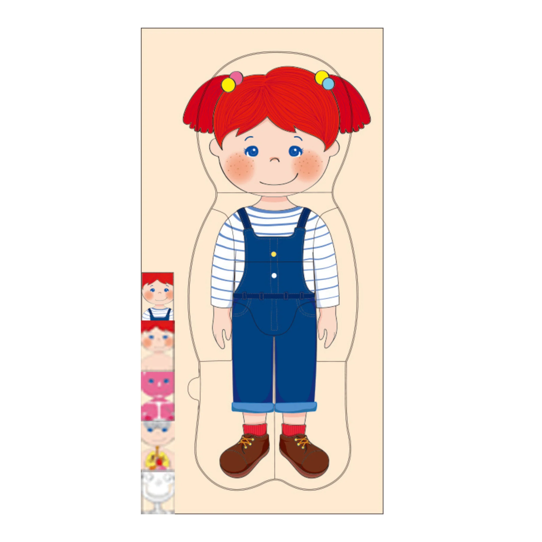 Educational Wooden Body Parts Puzzle - Image 9