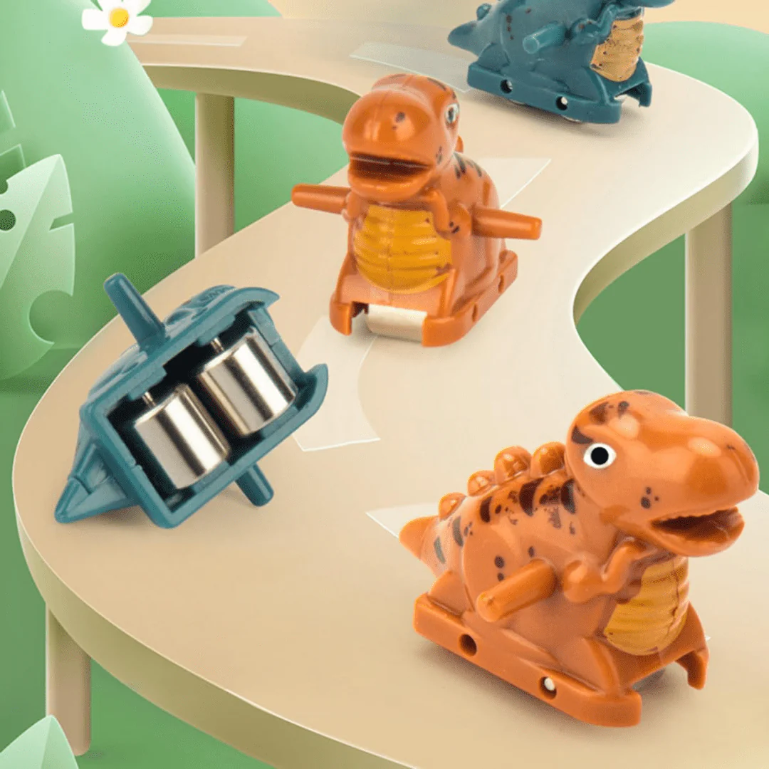 Electric Dinosaur Slide Track Climbing Toy with Music - Image 7