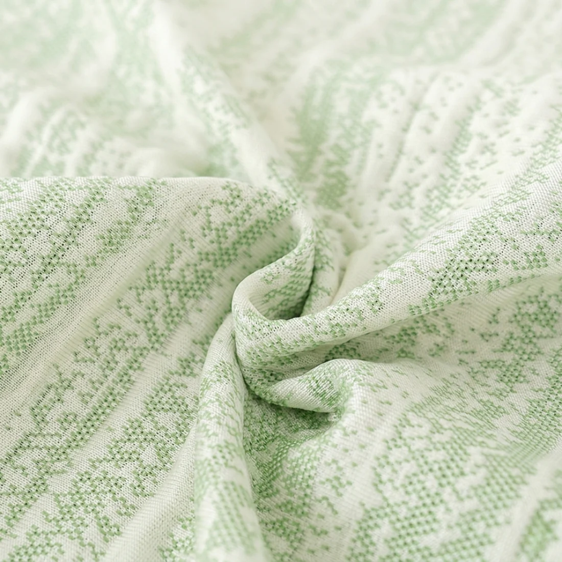 Elegance Chenille Green Sofa Cover : [EM-SC-40] - Image 3
