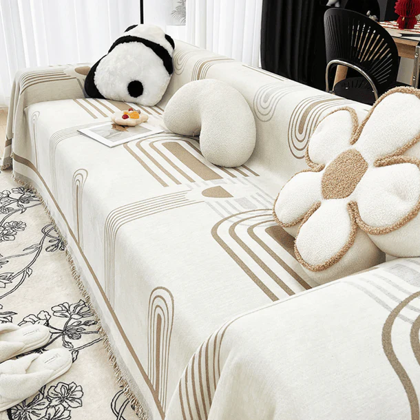 Elegance Chenille Sofa Cover - Image 5