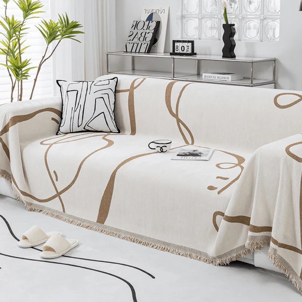 Elegance Chenille Sofa Cover - Image 7