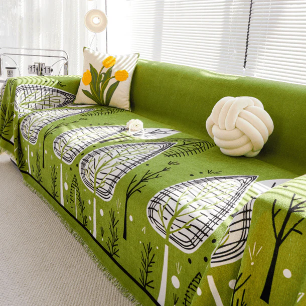 Elegance Chenille Sofa Cover - Image 9