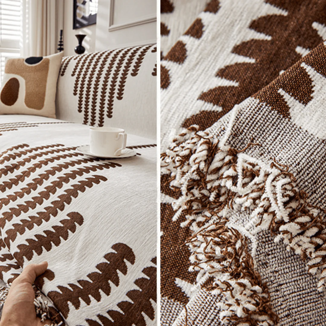 Elegance Chenille Sofa Cover : [EM-SC-30] - Image 6
